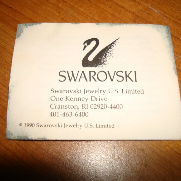 Vintage authentic Swarovski crystal cuff bracelet & dangle earring set - Picture 9 of 14